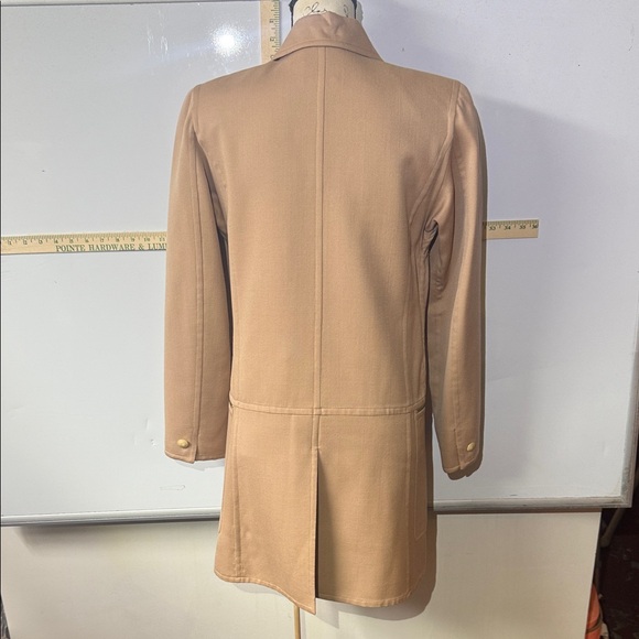 Vintage Hermes Camel Double-Breasted Trench Coat - SPECTACULAR COAT! - Picture 5 of 17